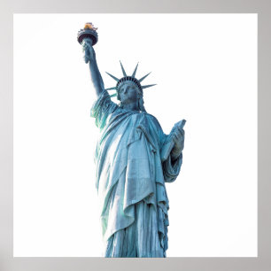 Póster Estatua de la Libertad Ciudad de Nueva York