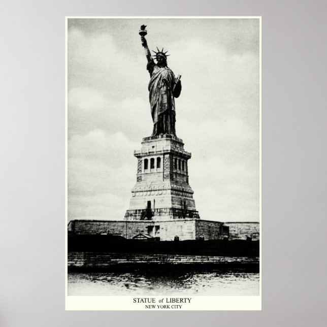 Póster Estatua de la Libertad de 1898 (Frente)