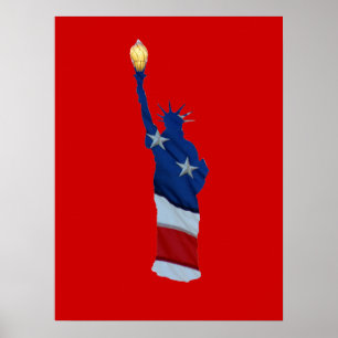 Póster Estatua de la libertad de cualquier color