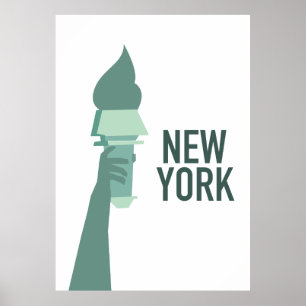 Póster Estatua de la Libertad de Nueva York