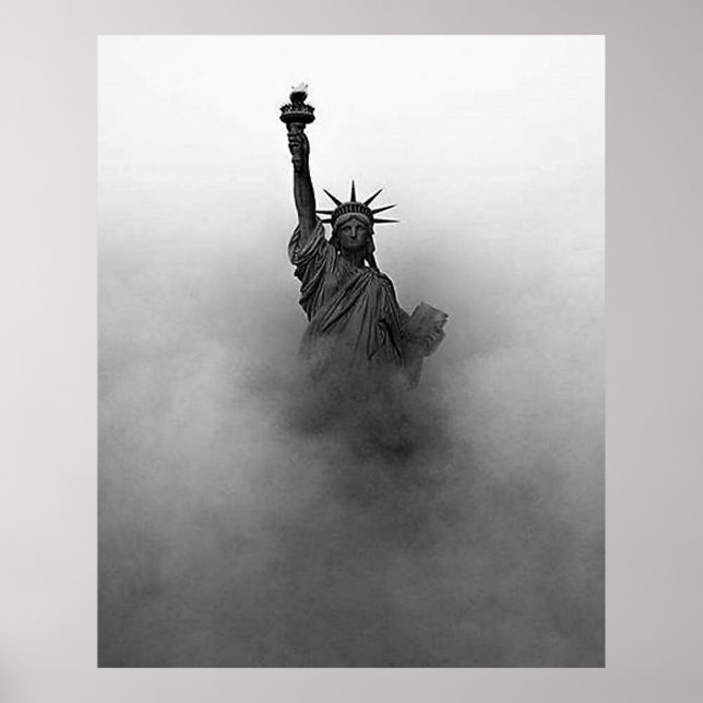 Póster Estatua de la Libertad Nueva York América Libertad (Frente)