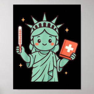 Póster Estatua de la libertad nueva york estados unidos a