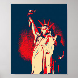 Póster Estatua de la Libertad, NY