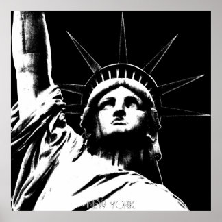Póster Estatua de la Libertad Poster de Nueva York