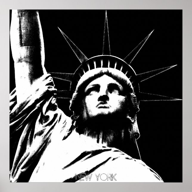 Póster Estatua de la Libertad Poster de Nueva York (Frente)