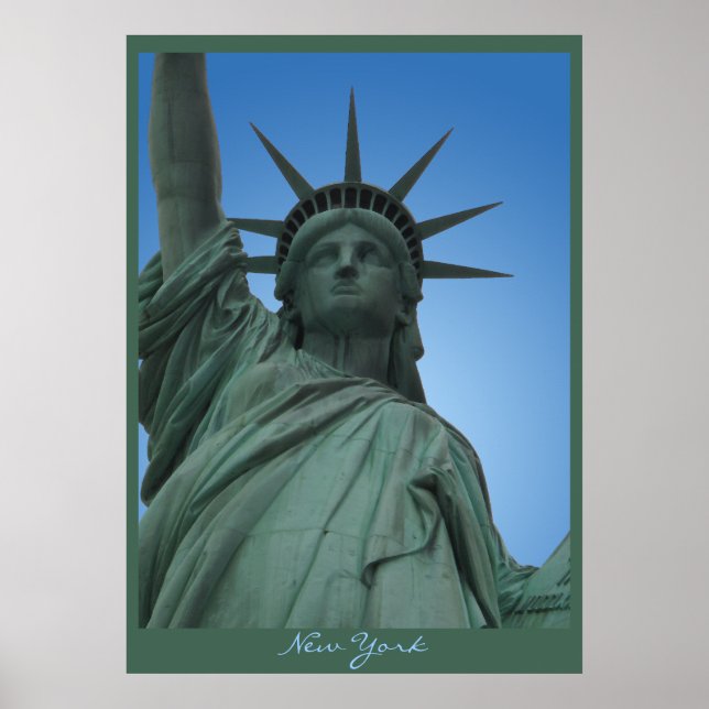 Póster Estatua de la Libertad Poster de Nueva York (Frente)