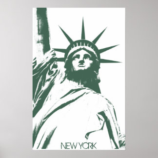 Póster Estatua de la Libertad Poster de Nueva York