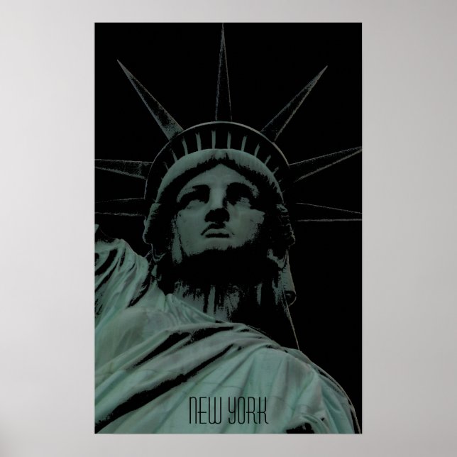Póster Estatua de la Libertad Poster de Nueva York (Frente)