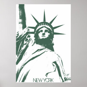 Póster Estatua de la Libertad Poster de Nueva York