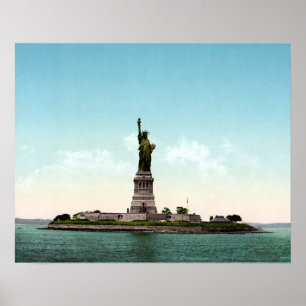 Póster Estatua de la Libertad, Puerto de Nueva York, 1905