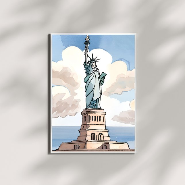 Póster Estatua de la libertad | Punto de referencia de ac (Subido por el creador)
