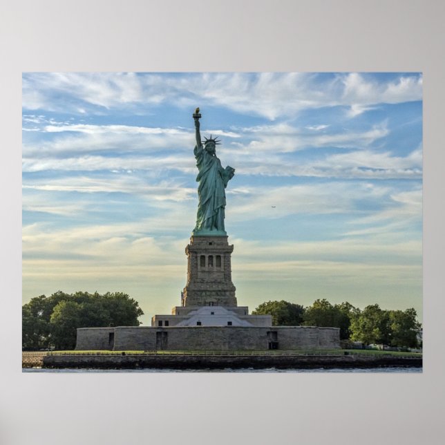 Póster Estatua de la Libertad, río Hudson, Nueva York (Frente)