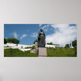 Póster Estatua de la marqueta, isla de Mackinac, Michigan