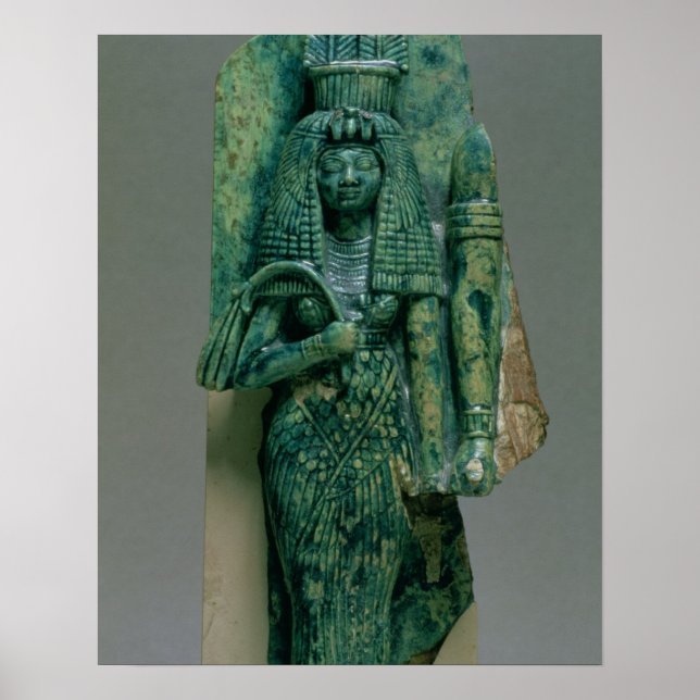 Póster Estatua de la reina Tiye, esposa de Amenophis III, (Frente)