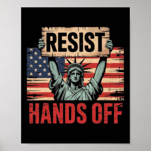 Póster Estatua De La Resistencia A La Libertad De Manos F