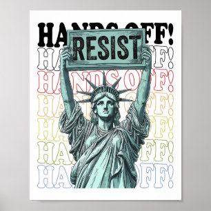 Póster Estatua De La Resistencia A La Libertad De Manos F