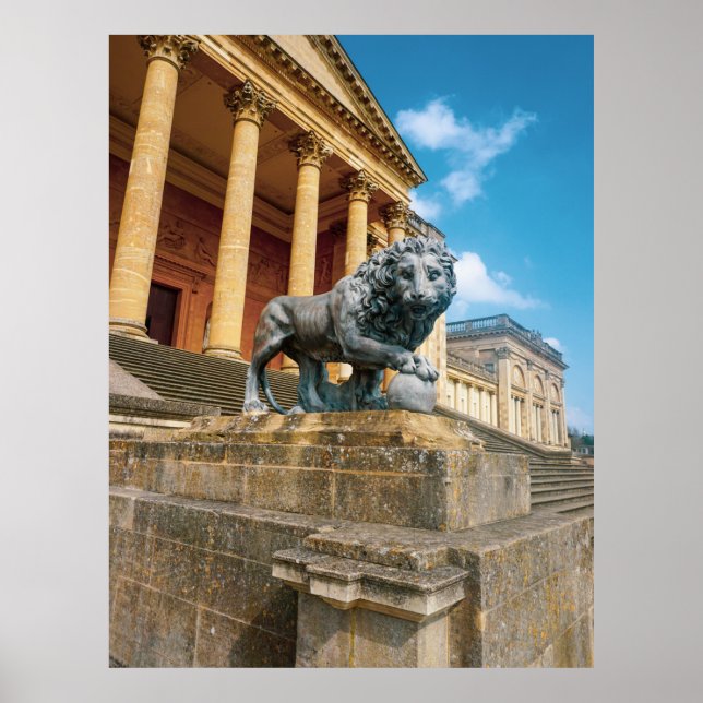 Póster Estatua de León (Frente)