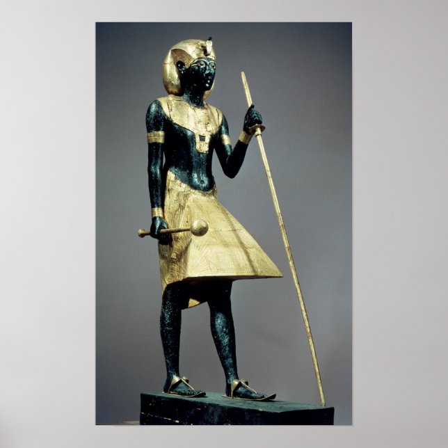 Póster Estatua de Lifesize del rey (Frente)