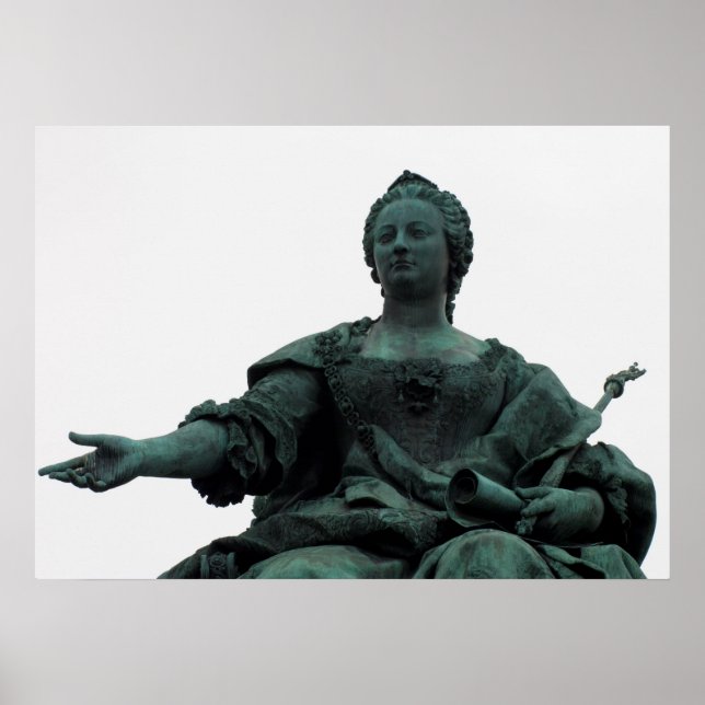 Póster Estatua De María Teresia (Frente)