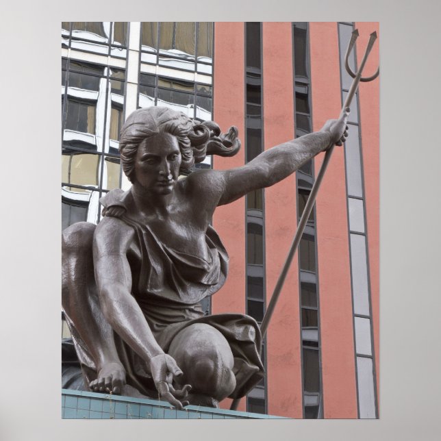 Póster Estatua de Portland, Oregón (Frente)