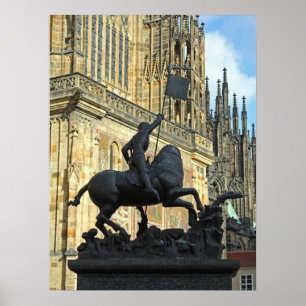 Póster Estatua de Praga