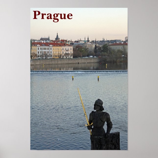 Póster Estatua de Praga (Frente)