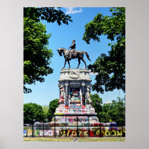 Póster Estatua de Robert E. Lee
