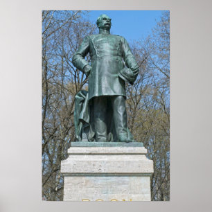 Póster Estatua de roón en Berlín