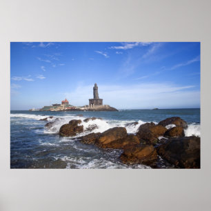 Póster Estatua de Saint Thiruvalluvar   Tamil Nadu, India