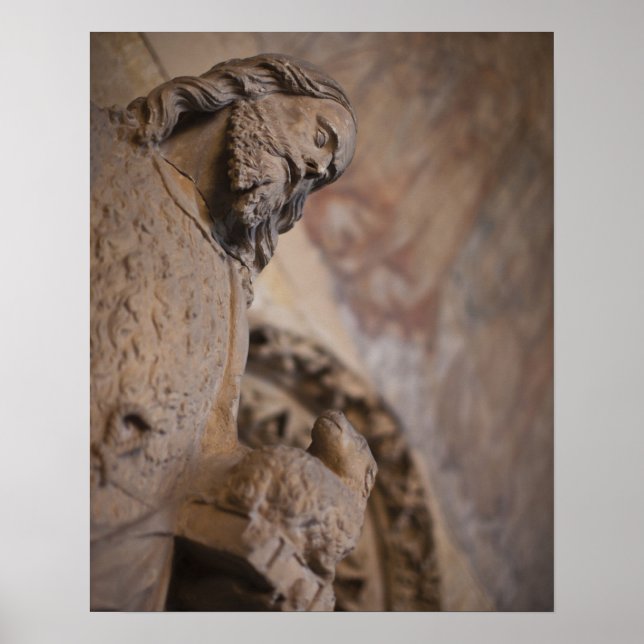 Póster Estatua de San Juan Bautista (Frente)