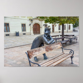 Póster Estatua de soldados de Napoleón en Bratislava, Esl