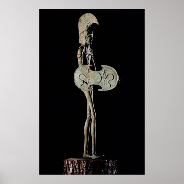 Póster Estatua de un guerrero, etrusco (Frente)