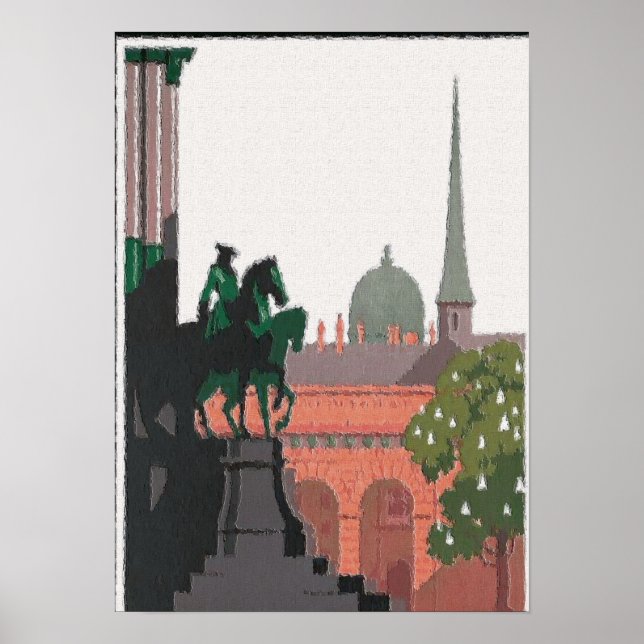 Póster Estatua de Viena (Frente)