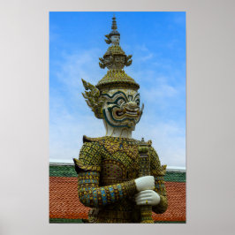 Póster Estatua de Yahsha en Bangkok