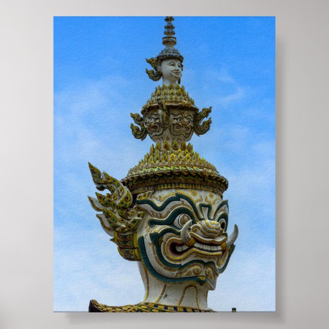 Póster Estatua de Yahsha en Bangkok (Frente)