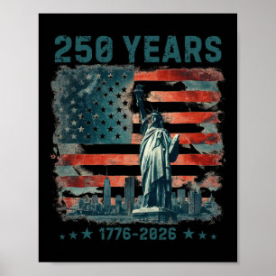 Póster Estatua del aniversario de 250 años de América 177