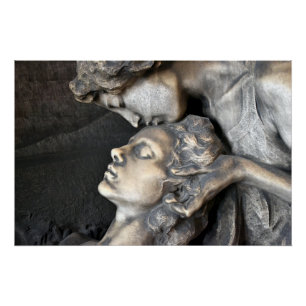 Póster Estatua del Cementerio de Milán