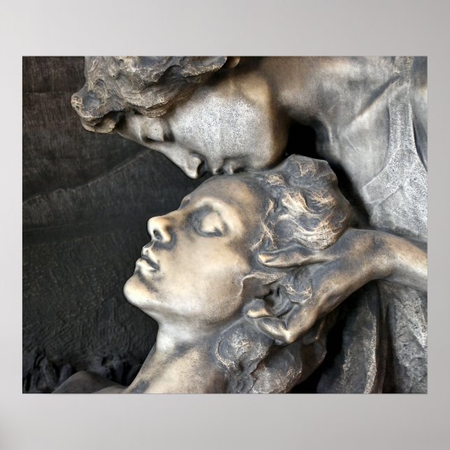 Póster Estatua del Cementerio de Milán (Frente)