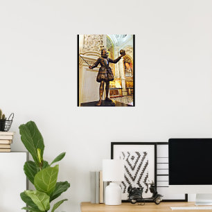 Póster Estatua del Conquistador de Sevilla
