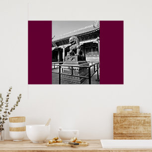 Póster Estatua del Dragón de la Ciudad Prohibida