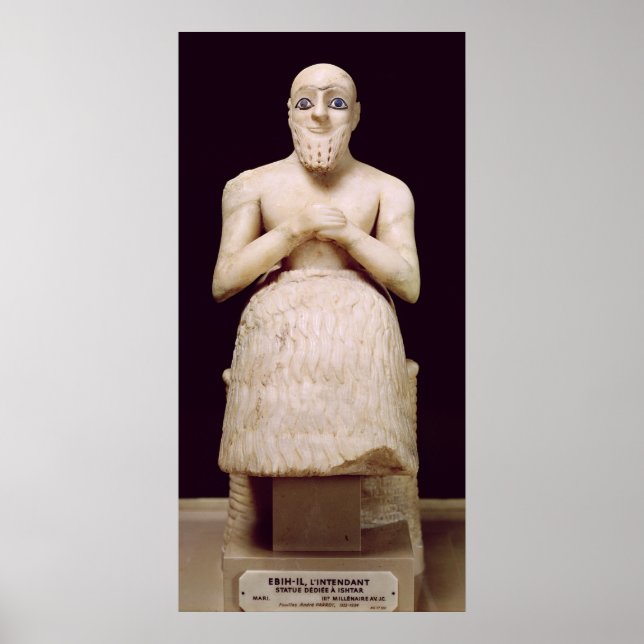 Póster Estatua del oficial Ebih-Il (Frente)