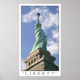 Póster Estatua del poster de la Libertad