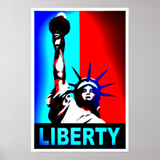Póster Estatua del Poster de la Libertad