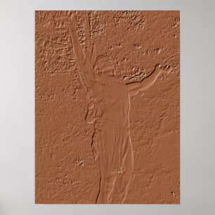 Póster Estatua del rastro del Mohawk