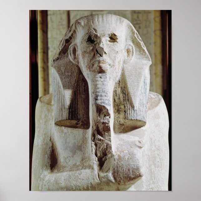 Póster Estatua del Rey Djoser (Frente)
