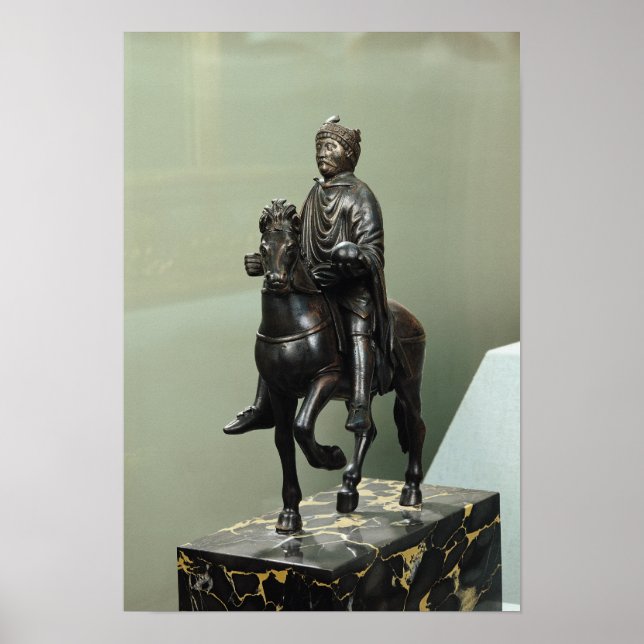 Póster Estatua ecuestre de Charlemagne (Frente)