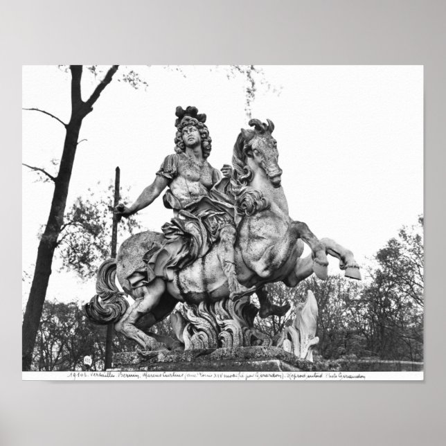 Póster Estatua ecuestre de Luis XIV (Frente)