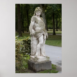 Póster Estatua en el parque