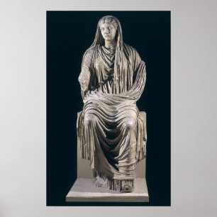 Póster Estatua póstuma de Livia de Velleia
