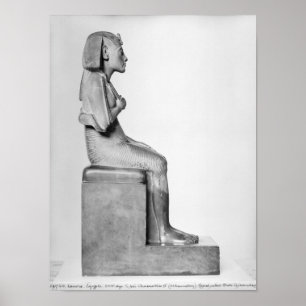 Póster Estatua sentada de Amenophis IV